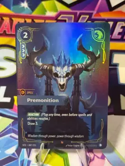 Premonition [SFD - 087/221] - NM [Foil] TCG Riftbound - Image 1
