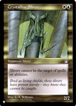 Crystalline Sliver The List Reprints Magic: The Gathering Near Mint - Image 1