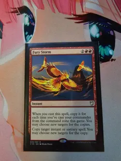 Mtg Fury Storm Commander 2018 Regular Rare Red Instant 022/307 - Image 1