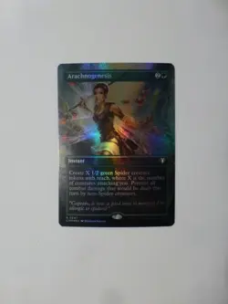 MtG Commander Masters Arachnogenesis NM BORDERLESS FOIL $0.75 Flat VCT124075 - Image 1