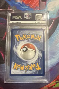 Pokemon PSA 9 Mint Rocket's Moltres ex 208 Stamped UPC Promo Destined Rivals - Image 2