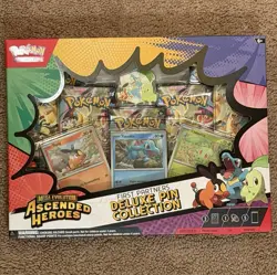 Pokemon TCG Mega Evolution Ascended Heroes First Partner Deluxe Pin Box 2025 - Image 1