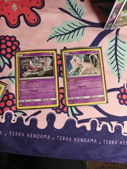 Pokemon TCG Mew And Mewtwo Sun & Moon Hidden Fates Black Star Promo - Image 1