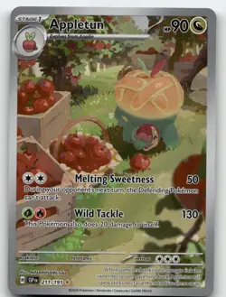 APPLETUN 211/191 ILLUSTRATION RARE SURGING SPARKS POKEMON NEAR MINT - Image 2