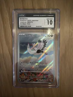 Bombirdier AR 089/078 Japanese CGC 10 Gem Mint Violet ex Art Rare Pokemon Card - Image 1