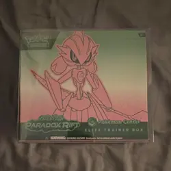 Pokemon Center Paradox Rift ETB Iron Valiant Exclusive - Image 1