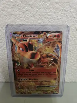 Charzard EX, Venusaur EX, and Blastoise EX TCG Pokemon Cards In Good Condition - Image 2