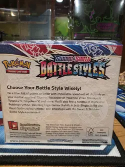 Battle Styles Pokemon Booster Box Sword & Shield Brand New With Acrylic Case - Image 4