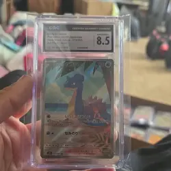 The Pokemon Company Misty's Lapras Art Rare Holo CGC 8.5 072/063 Japanese - Image 1