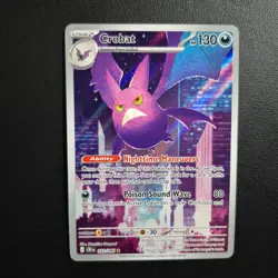 Pokemon Crobat 093/086 Chaos Rising Rare Holo Stage 2 Psychic 130 HP 2006 - Image 1