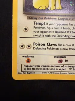 Pokemon Dark Persian WOTC Promo Holo Black Star #17 2000 Excellent - Image 5