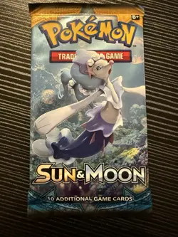 Pokemon Sun and Moon Booster Packs - 1x Booster Pack - Sealed 820650801945 - Image 1