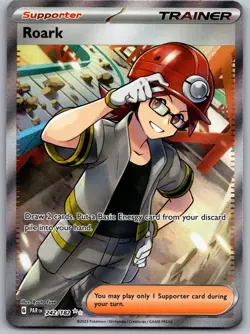 Roark 242/182 Ultra Rare Paradox Rift Pokemon Holo Near Mint Roark - Image 1