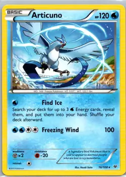 Pokemon TCG Articuno 16/108 Roaring Skies NM - Image 1