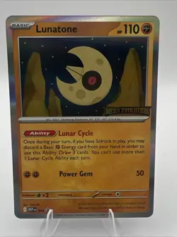 LUNATONE 004 PROMO ME: MEGA EVOLUTION PROMO POKEMON NM/M - Image 1