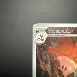 VOLCARONA 100/086 SV: BLACK BOLT ILLUSTRATION RARE HOLO POKEMON TCG - Image 2