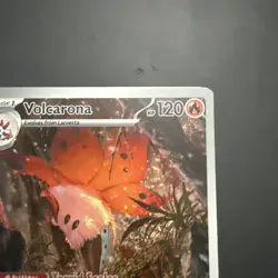VOLCARONA 100/086 SV: BLACK BOLT ILLUSTRATION RARE HOLO POKEMON TCG - Image 5