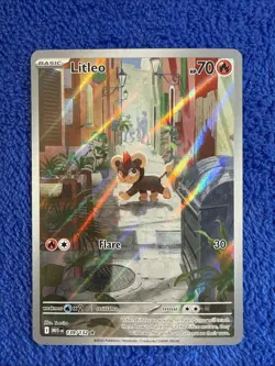 Litleo Mega Evolution 139/132 Illustration Rare Pokemon TCG - Image 1