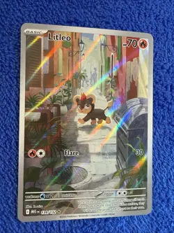 Litleo Mega Evolution 139/132 Illustration Rare Pokemon TCG - Image 2