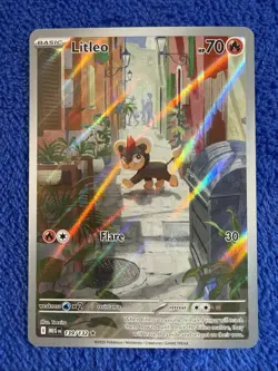 Litleo Mega Evolution 139/132 Illustration Rare Pokemon TCG - Image 5