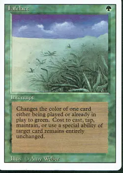 MAGIC THE GATHERING REVISED GREEN RARE KUDZU lp - Image 1