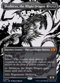 MTG Skithiryx, the Blight Dragon [Multiverse Legends] Near Mint Magic - Image 1
