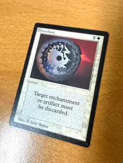 MTG - Magic the Gathering - Disenchant - Beta - NM- / Non-Foil - Image 1