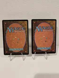 BORDERLESS/FOIL Lush Portico/Selesnya Guildgate Forest Plains MTG Land Set Of 2 - Image 2