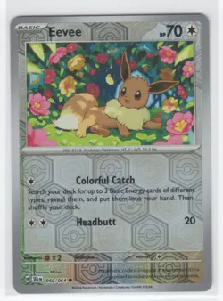 #50 2024 Shrouded Fable ` Eevee Reverse Holo - Image 1