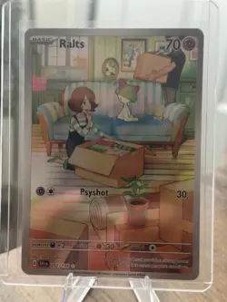 Pokemon TCG Ralts 211/198 Scarlet & Violet Base Set Special Illustration - Image 1
