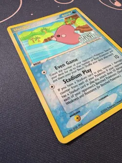 Luvdisc 7/100 Pokemon 2006 EX Crystal Guardians Reverse Holo Stamped MP - Image 4