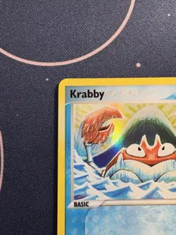 Krabby 54/100 Pokemon 2006 EX Crystal Guardians Reverse Holo Stamped MP - Image 5