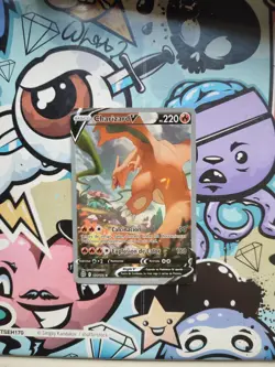 Pokemon TCG Charizard V 154/172 Ultra Rare Espanol Sword & Shield NM Near Mint - Image 3