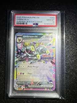 Pokemon Umbreon EX Surprise Box 060/131 Prismatic Evolutions Stamp PSA 10 - Image 1