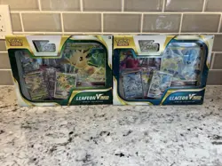 Pokemon VSTAR Special Collection Leafeon Glaceon (Lot of 2) Evolving Skies - Image 1