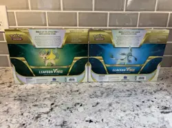 Pokemon VSTAR Special Collection Leafeon Glaceon (Lot of 2) Evolving Skies - Image 2