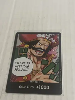 One Piece Carrying On His Will OP13 Gol D Roger Don Card English - Image 1