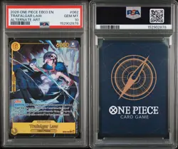ONE PIECE TRAFALGAR LAW 2026 EB03-HEROINES EDITION- #062 ALTERNATE ART PSA 10 - Image 3
