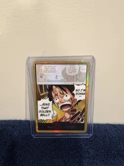 DON!! Card Luffy Gold OP15-EB04 One Piece Adventure on Kami’s Island NM - Image 1
