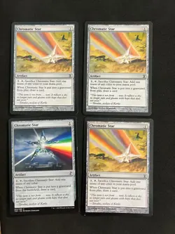 Chromatic Star x4 [3 Time Spiral 1 TSR ] Magic MTG Cards LP - Image 1