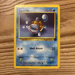 Pokemon Squirtle 50 HP Common 68/82 Team Rocket 2000 English TCG Card, C - Image 1