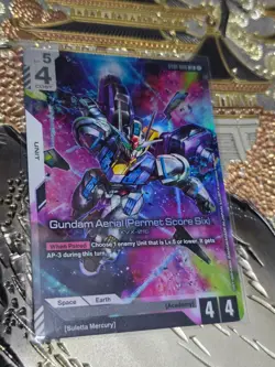Gundam Card Game Gundam Aerial (Permet Score Six) Heroic Beginnings ST01-006 LR - Image 1