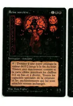 MRM FR/VF Reine sorciCre - Sorceress Queen Played MTG magic FBB - Image 1