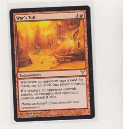 MtG Magic the Gathering 1x War's Toll - Red Rare Dissension NM-Mint, English - Image 1
