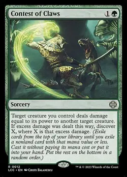 Magic The Gathering MTG CONTEST OF CLAWS The Lost Caverns of Ixalan NM Near Mint - Image 1