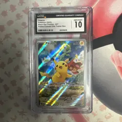 2023 POKEMON BLACK STAR PROMOS #027 PIKACHU CGC 10 GEM MINT - Image 1
