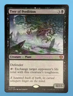 Tree of Perdition Lorwyn Eclipsed Commander ECC Plant Black 13 MTG Magic - Image 1