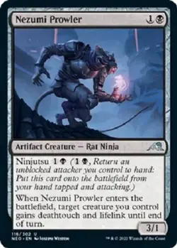 Nezumi Prowler 116 302 Kamigawa Neon Dynasty - Image 1