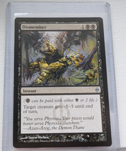 Dismember New Phyrexia LP-MP MTG - Image 1