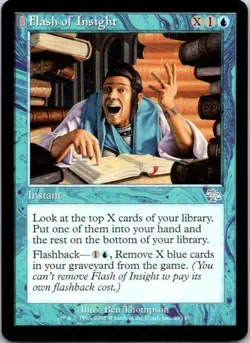 Flash Of Insight x4 Judgment MtG NM - Image 1